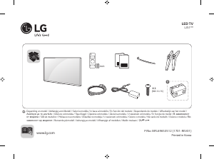 Manual LG 32LJ510B LED Television