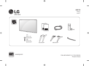 Manual LG 43LJ594V LED Television