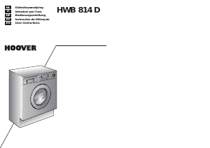 Manuale Hoover HWB 814D/L-80S Lavatrice