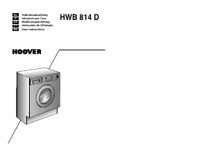 Bedienungsanleitung Hoover HWB 814D/L-S Waschmaschine