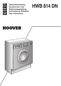 Bedienungsanleitung Hoover HWB 814DN1-S Waschmaschine