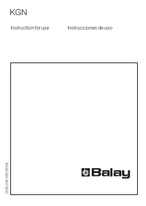 Manual de uso Balay 3KFP7665AD Frigorífico combinado