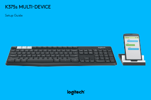 Kullanım kılavuzu Logitech K375s Klavye