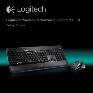 Manuale Logitech MX 800 Tastiera