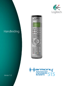 Handleiding Logitech Harmony 515 Afstandsbediening