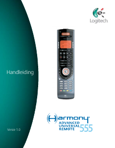 Handleiding Logitech Harmony 555 Afstandsbediening