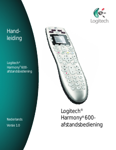 Handleiding Logitech Harmony 600 Afstandsbediening