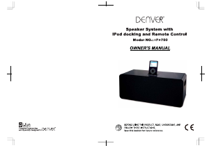 Manual Denver IFI-700 Speaker Dock