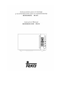 Manual de uso Teka MI 20 E Microondas