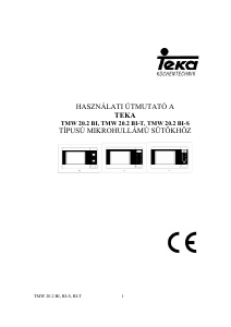 Használati útmutató Teka TMW 20.2 BI Mikrohullámú sütő