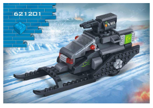 Handleiding BanBao set 6212 Mission Eagle Snow trooper