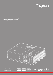 Instrukcja Optoma ZH506 Projektor