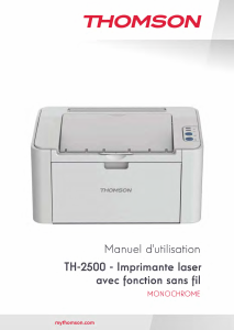 Mode d’emploi Thomson TH-2500 Imprimante