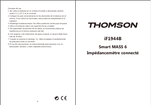 Mode d’emploi Thomson iF1944B Pèse-personne