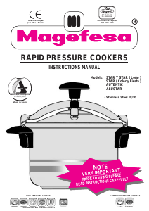 Manual Magefesa Autentic Pressure Cooker