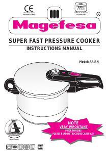 Manual Magefesa Arian Pressure Cooker