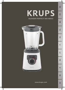 Manual Krups KB403D11 Perfect Mix Blender