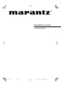 Handleiding Marantz PM7001 Versterker