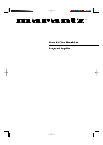 Handleiding Marantz PM7200 Versterker