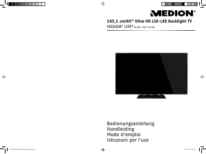 Bedienungsanleitung Medion LIFE X18017 (MD 30728) LED fernseher