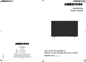 Mode d’emploi Medion LIFE P16107 (MD 31066) Téléviseur LED