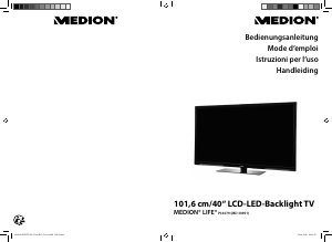 Mode d’emploi Medion LIFE P16079 (MD 30901) Téléviseur LED