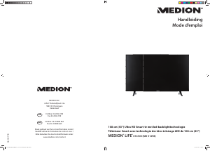 Mode d’emploi Medion LIFE X14300 (MD 31298) Téléviseur LED