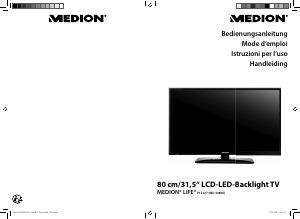 Bedienungsanleitung Medion LIFE P12237 (MD 30896) LED fernseher