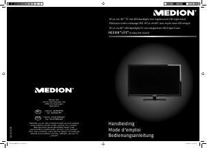 Handleiding Medion LIFE P16044 (MD 30683) LED televisie