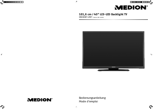 Mode d’emploi Medion LIFE P16065 (MD 30809) Téléviseur LED