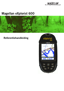 Handleiding Magellan eXplorist 600 Handheld navigatiesysteem