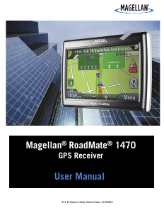 Manual Magellan RoadMate 1470 Car Navigation