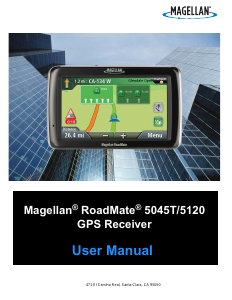 Manual Magellan RoadMate 5120 Car Navigation