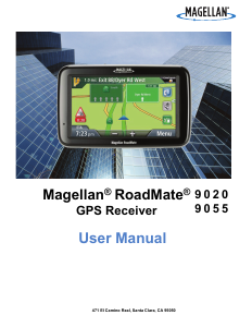 Manual Magellan RoadMate 9020 Car Navigation