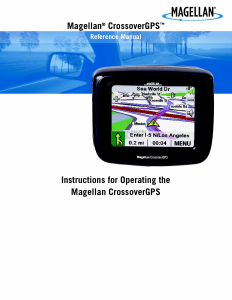 Manual Magellan CrossoverGPS Car Navigation