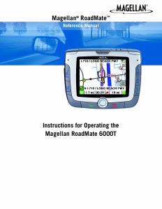 Manual Magellan RoadMate 6000T Car Navigation