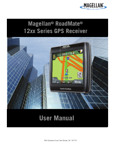 Manual Magellan RoadMate 1220 Car Navigation