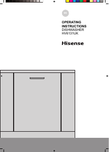 Manual Hisense HV6131UK Dishwasher