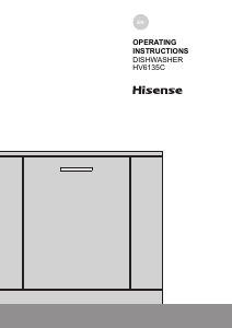 Manual Hisense HV6135CUK Dishwasher