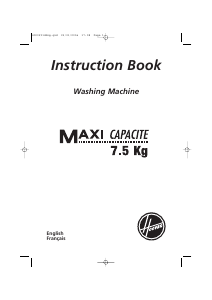 Manual Hoover H147-47 Washing Machine