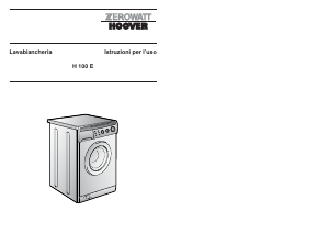 Manuale Hoover H100 E PL Lavatrice