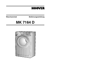 Bedienungsanleitung Hoover MK 7164D-84 Waschmaschine