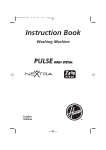 Manual Hoover HNF 6127 PULSE-30 Washing Machine