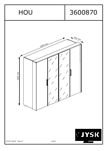 Manuale JYSK Hou (206x205) Guardaroba