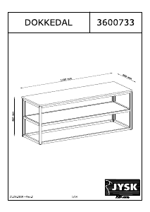 Handleiding JYSK Dokkedal TV meubel