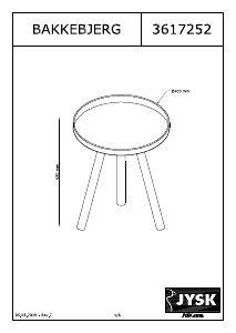 Bedienungsanleitung JYSK Bakkebjerg Beistelltisch