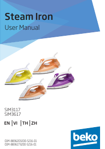 Manual BEKO SIM 3117 Iron