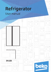 Manual BEKO GN163231XB Fridge-Freezer