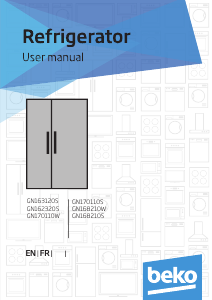 Mode d’emploi BEKO GN170110W Réfrigérateur combiné