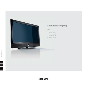 Handleiding Loewe Xelos 37 SL LCD televisie